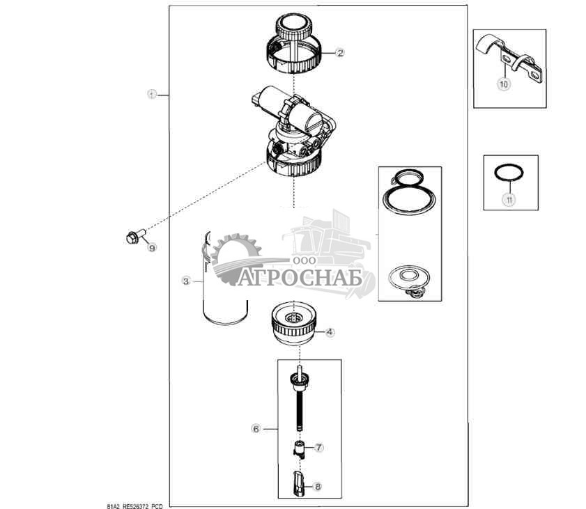 81A2 Топл. фильтр грубой очистки 